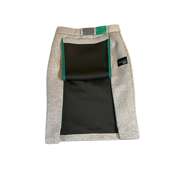 Adidas Womens Sz XS Equipment Grey Mesh Zippered Pencil Skirt - Picture 3 of 6